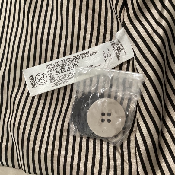 Ben de Lisi Belted Mini Trench with Ruffle Collar - UK Size 12P - Picture 6 of 11